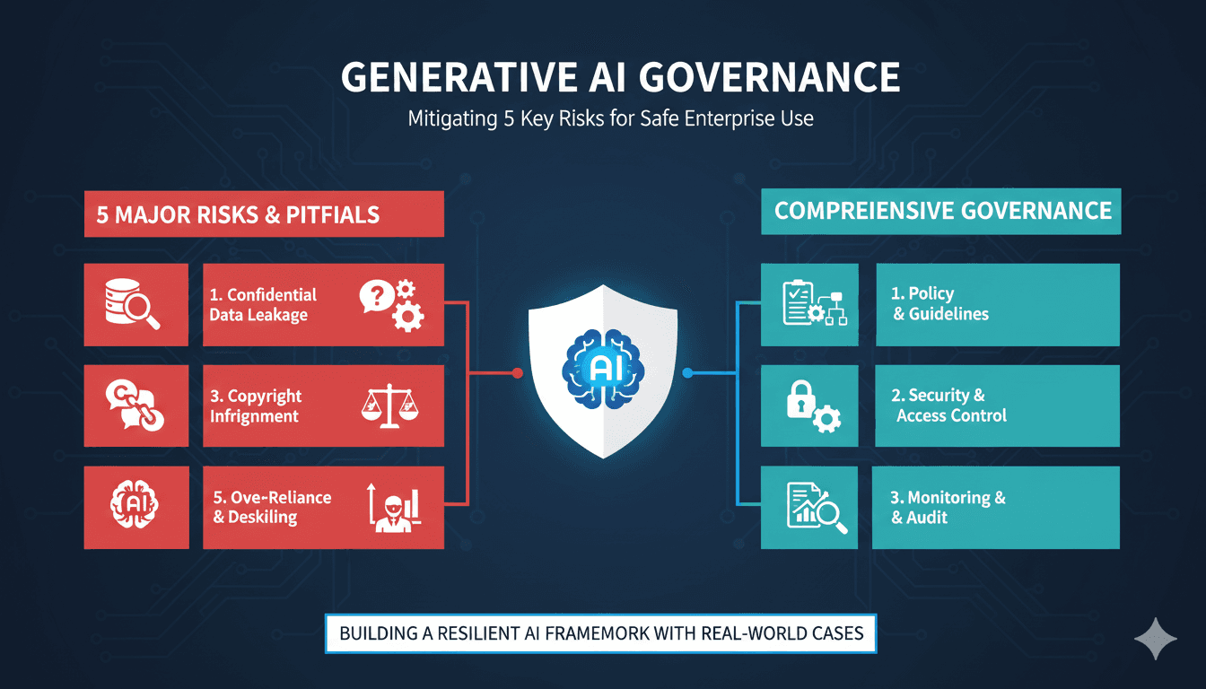 生成AI社内活用の落とし穴：リスクと避けるべきポイント