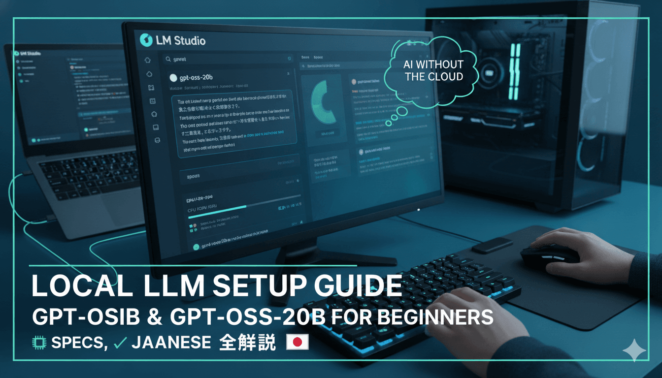 ローカルLLMの始め方 - gpt-ossとLM Studioで実現するオフラインAI環境