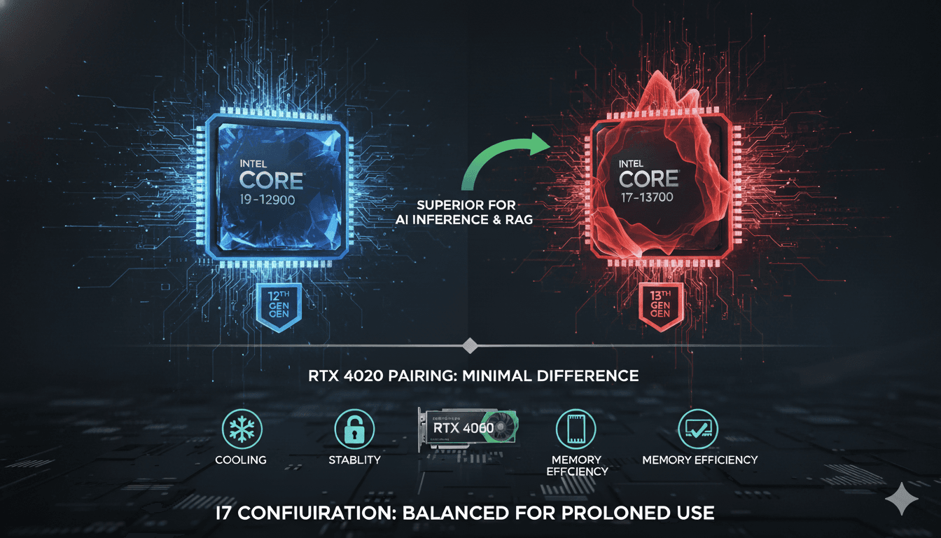 Core i7-13700 vs Core i9-12900｜AI処理に最適なCPUは