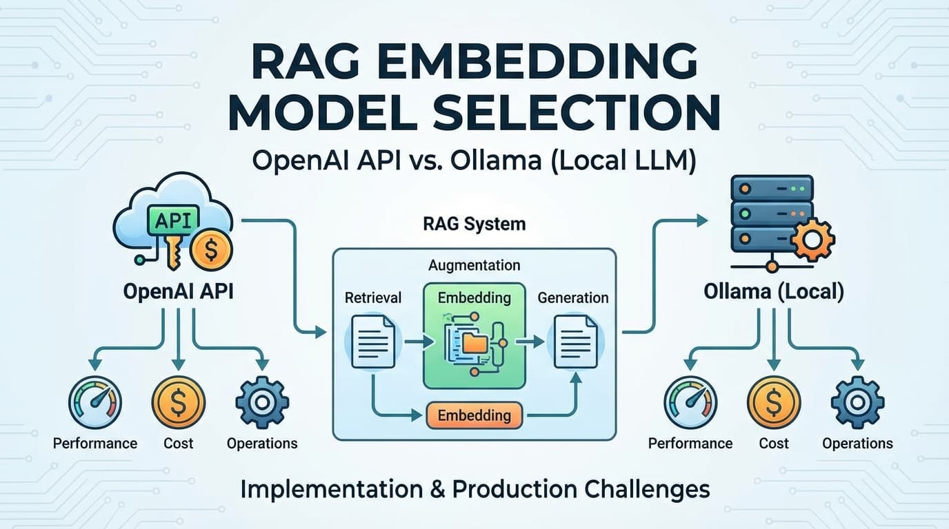 RAG構築: OpenAIとOllamaでの構築の違いと注意点