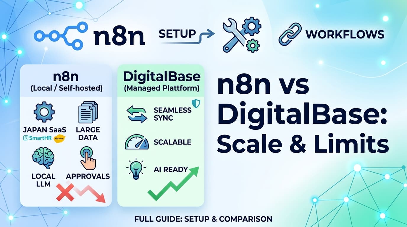 n8nの始め方と限界 ― 業務自動化を現場に定着させるには