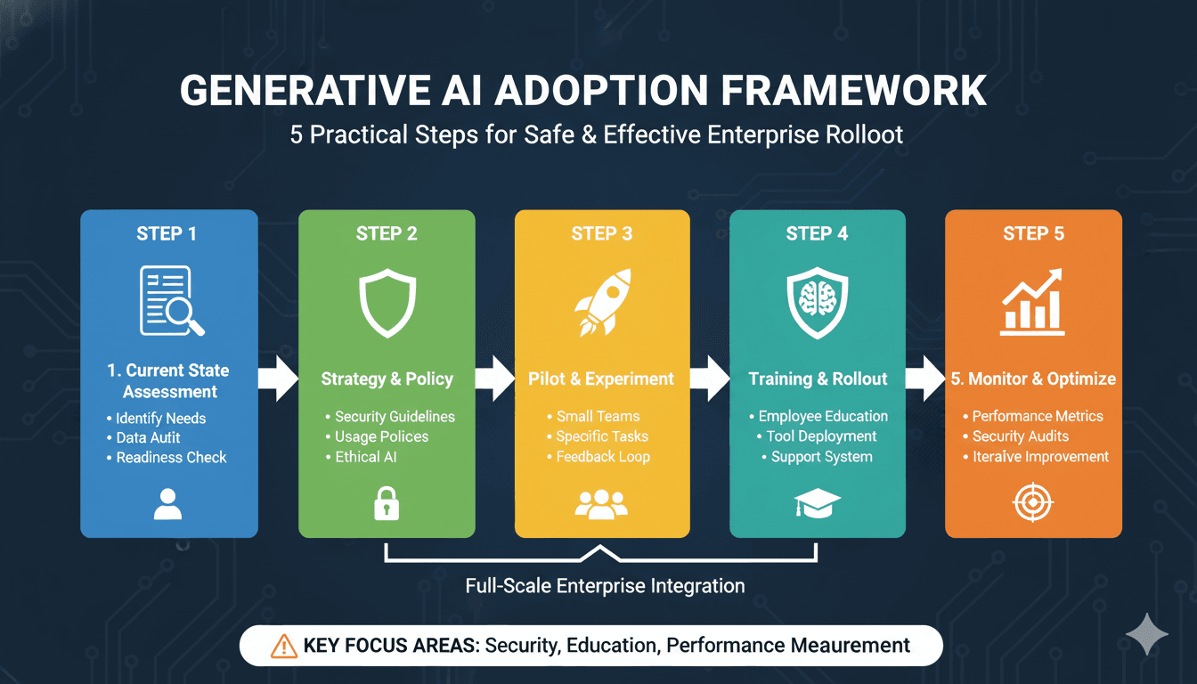 社内生成AI活用ガイド:成功するためのステップと注意点