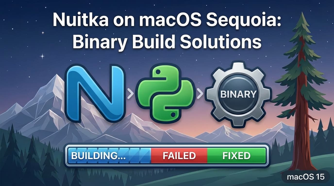 Nuitka: GitHub Actionsでビルドしたアプリが最新macOSで動作しないケース