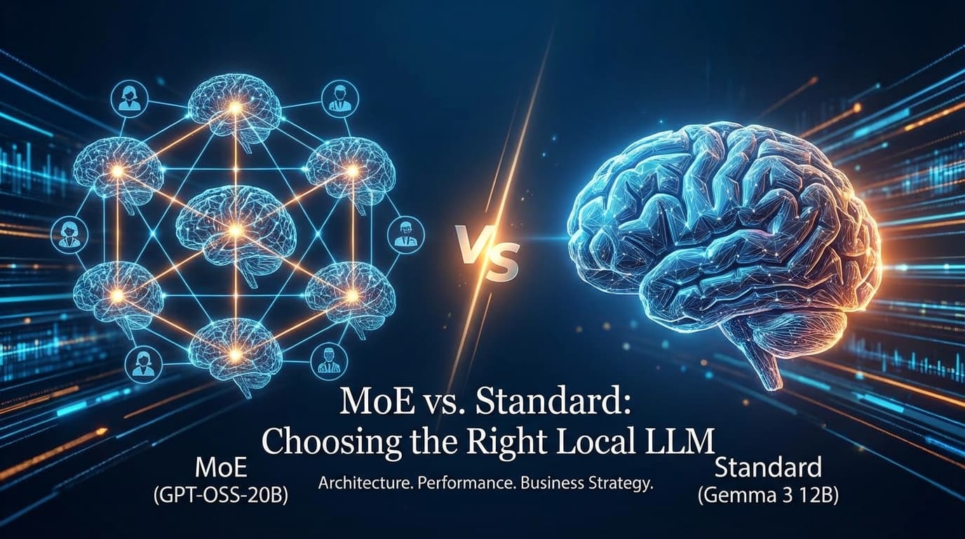 ローカルLLM選定ポイント: MoEモデルについてGPTOSS 20BとGemma 3 12Bを元に比較