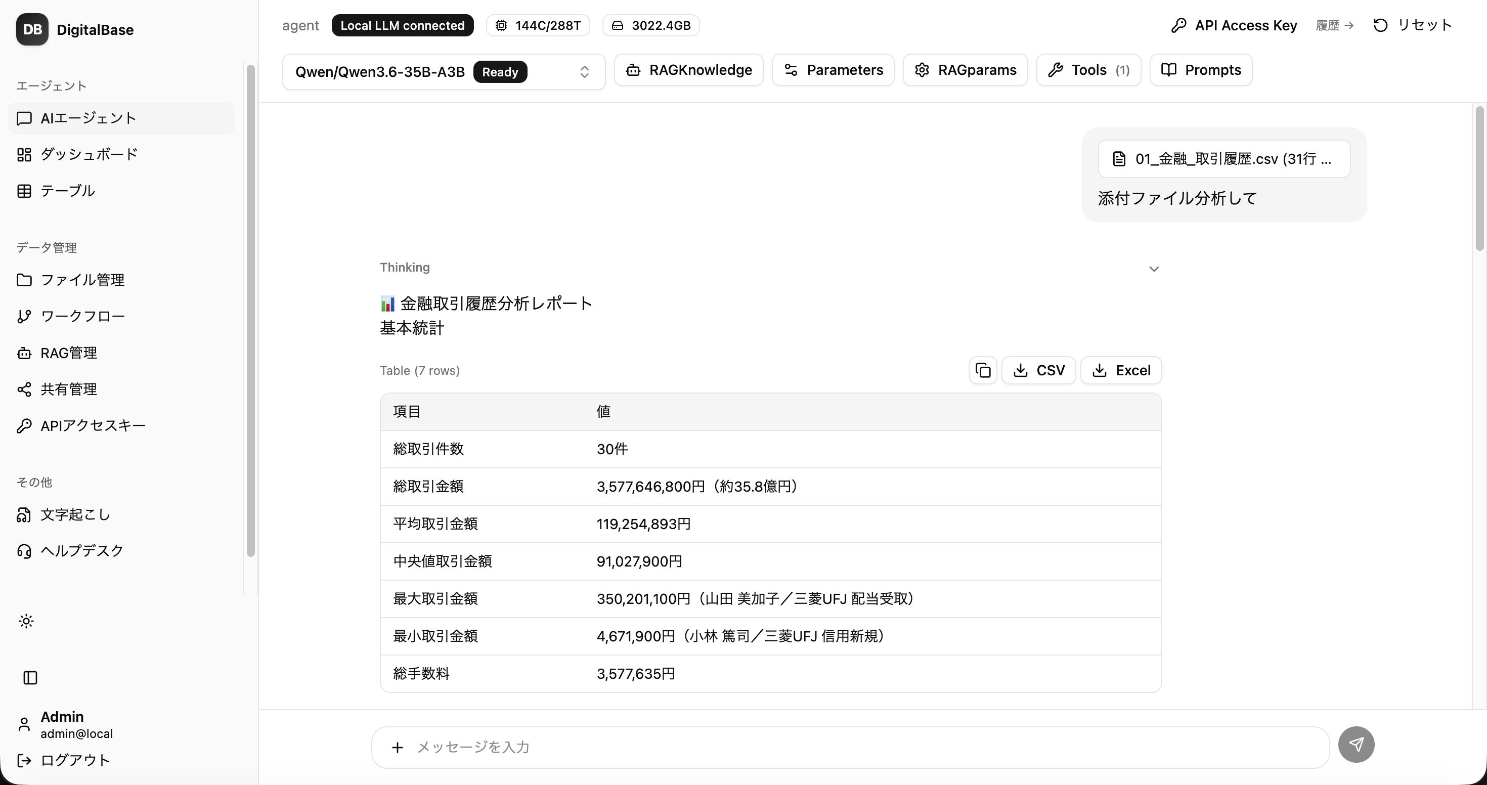 社内データから、資料をAIが作成